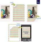 Fujifilm Instax Mini Instant Film 3-Pack with Frames & Stickers