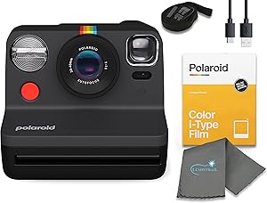 Polaroid Gen 2 Now I-Type Instant Camera Black Bundle