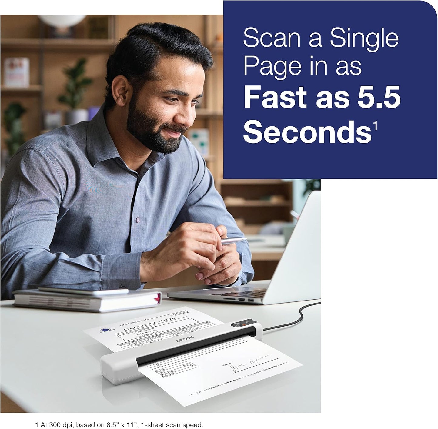 Epson DS-70 Portable Document Scanner USB Powered