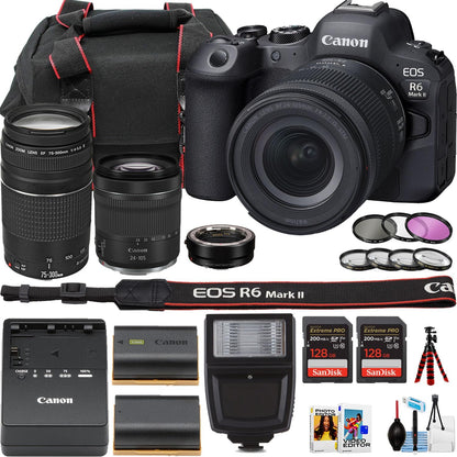 Canon EOS R6 Mark II 24-105mm Bundle - Renewed Camera