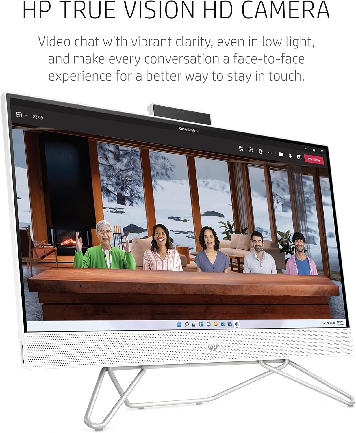HP 24-CB0010 23.8-Inch All-in-One Desktop PC with Webcam