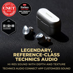 Technics EAH–AZ80-S Wireless Noise-Canceling Earbuds