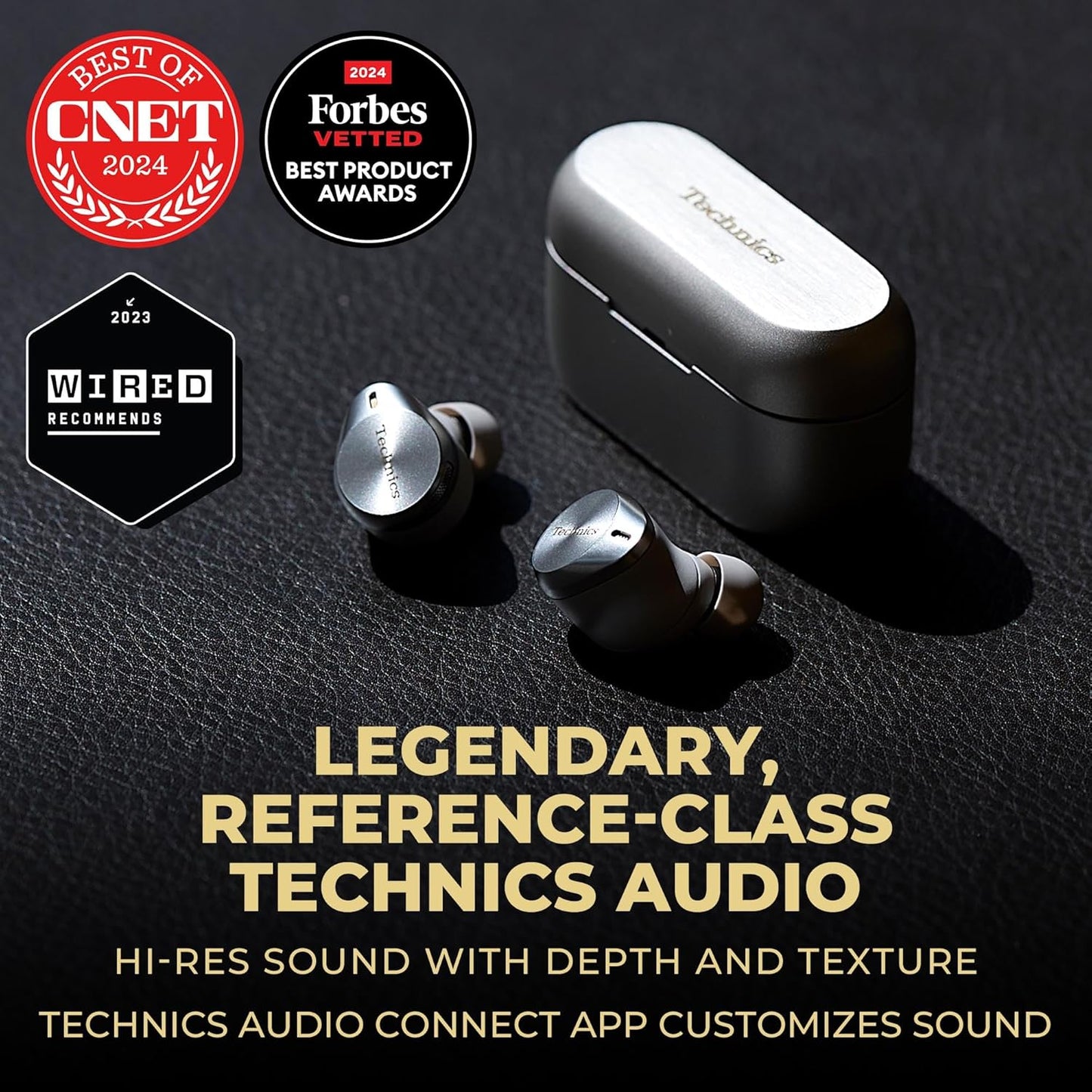Technics EAH–AZ80-S Wireless Noise-Canceling Earbuds