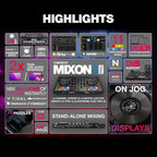 Reloop Mixon Pro 8 Professional 4-Channel DJ Controller