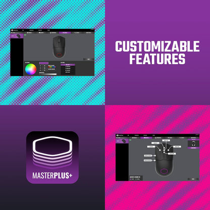 Cooler Master MM712 Black Wireless Gaming Mouse