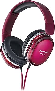 Panasonic RP-HX350-R Headphones - Red DTS Headphone-X Support