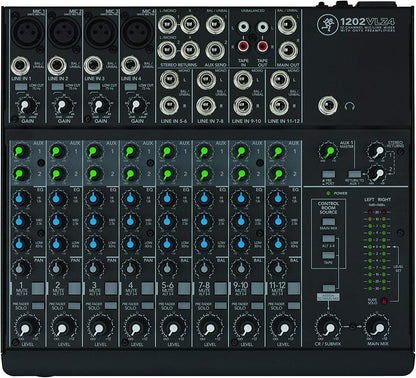 Mackie 1202VLZ4 12-Channel Compact Audio Mixer