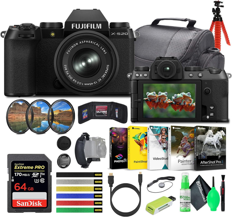 Fujifilm X-S20 15-45mm Vlogging Camera Kit — main product image