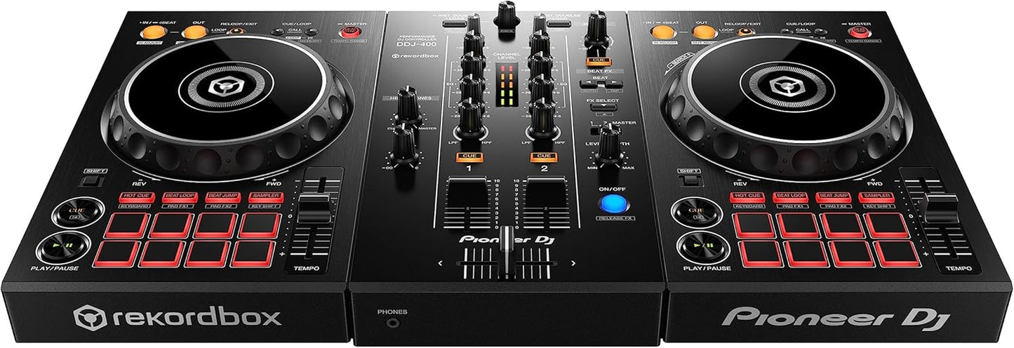 Pioneer DJ DDJ-400 Rekordbox 2-Deck DJ Controller
