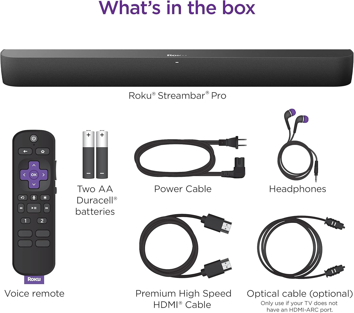 Roku 9101R2 Streambar Pro 4K HDR Streaming Soundbar