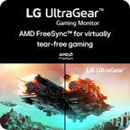 LG 27GS40W-B 27-Inch Ultragear FHD 180Hz Gaming Monitor