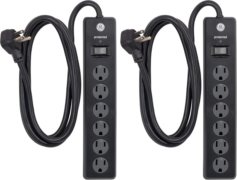 GE 54639 - 6-Outlet Surge Protector 2-Pack - 6ft Cord — main product image