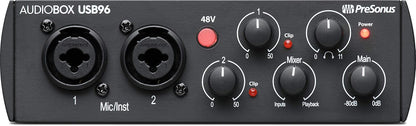 PreSonus AudioBox 96 Studio Recording Bundle Studio One