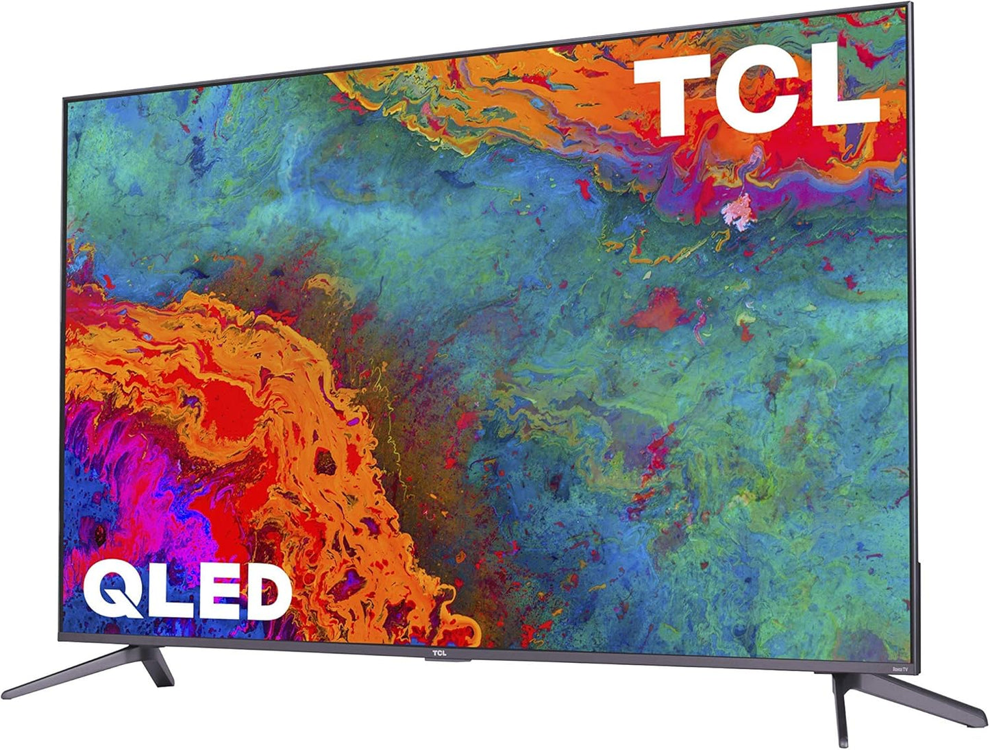 TCL 65S535 65-Inch 5-Series 4K QLED Roku TV (Renewed)