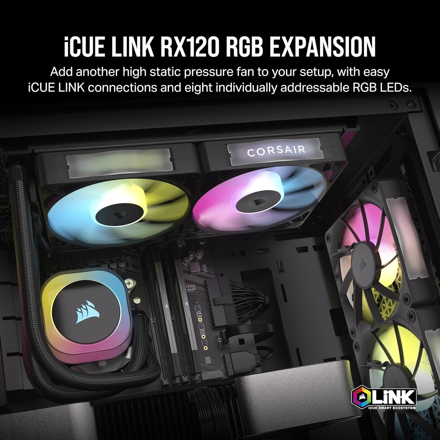 Corsair CO-9051017-WW iCUE Link RX120 RGB Fan