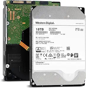 Western Digital DC HC550 18TB Enterprise HDD (Renewed)