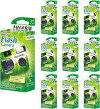 Fujifilm FUJIQSFLASH QuickSnap Flash 400 Disposable Camera 10-Pack