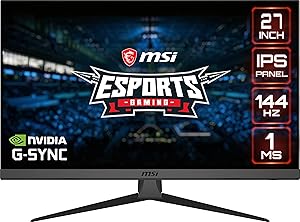 MSI OPTIX G272 27" FHD 144Hz Gaming Monitor Renewed