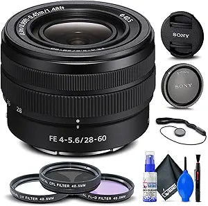 Sony FE 28-60mm Lens Kit - f/4-5.6, Full-Frame E-Mount (Renewed)