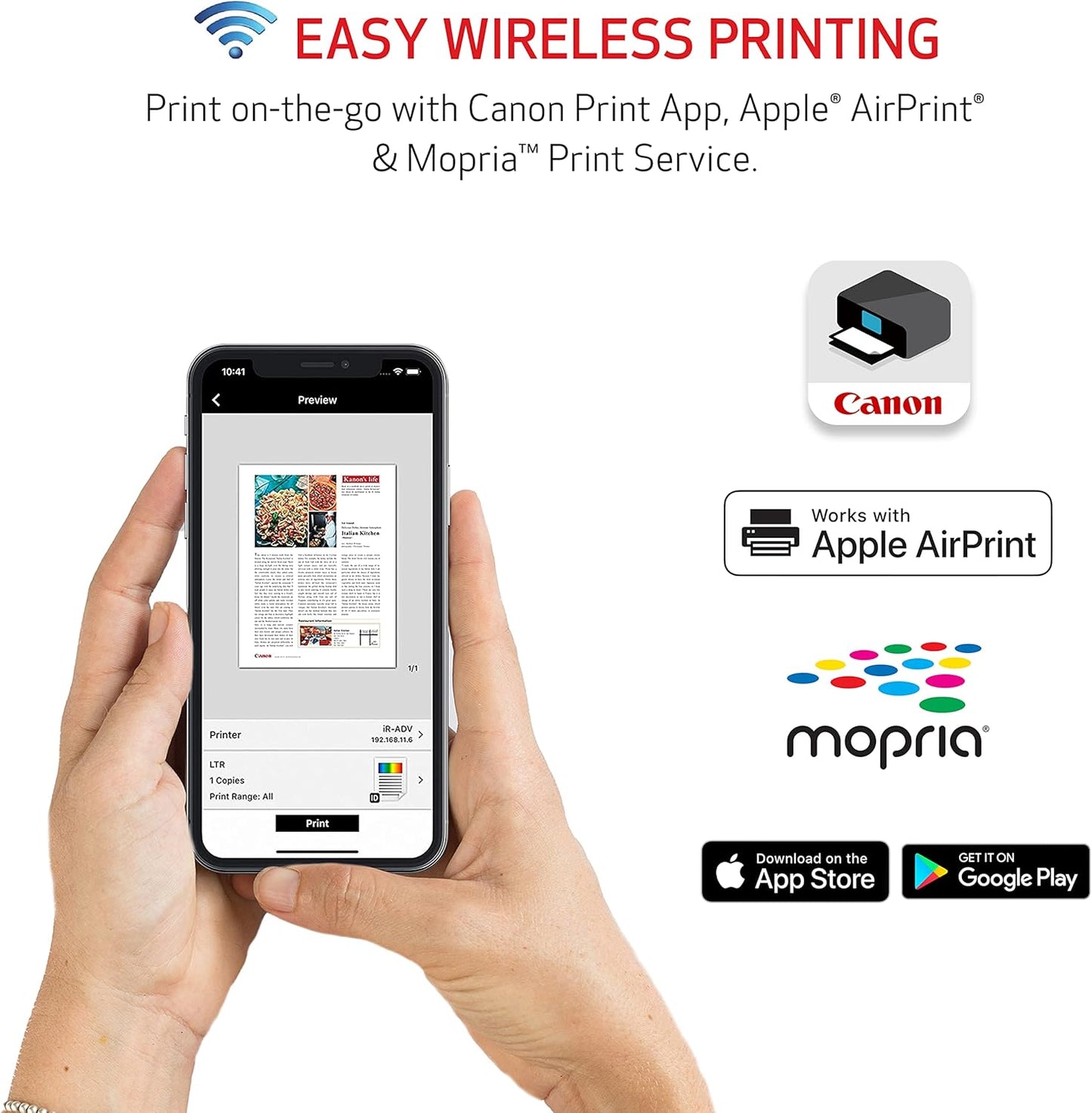 Canon 5805C022 MegaTank G3270 Wireless All-in-One Inkjet Printer