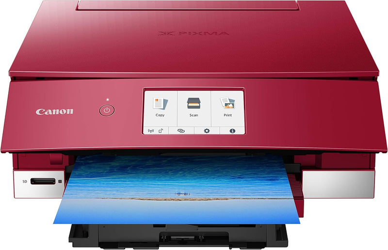 Canon 2987C042 TS8220 Wireless Photo Printer Red — main product image