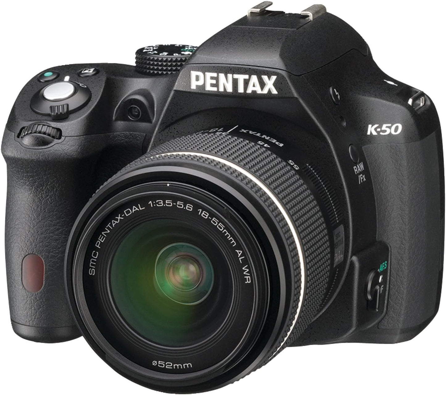 Pentax 10883 K-50 16MP Black DSLR Body Only