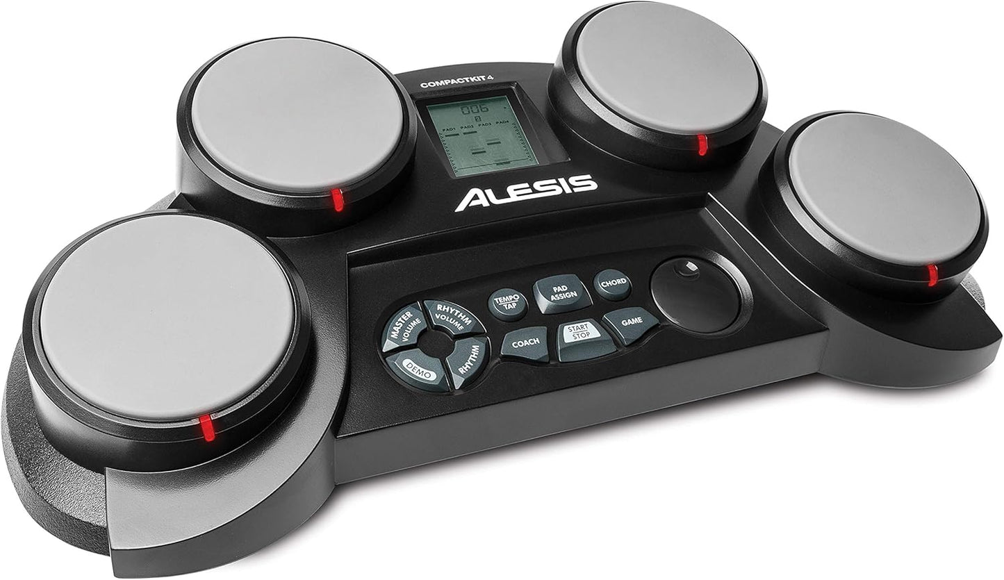 Alesis Compact Kit 4 Portable Electronic Drum Set Headphones