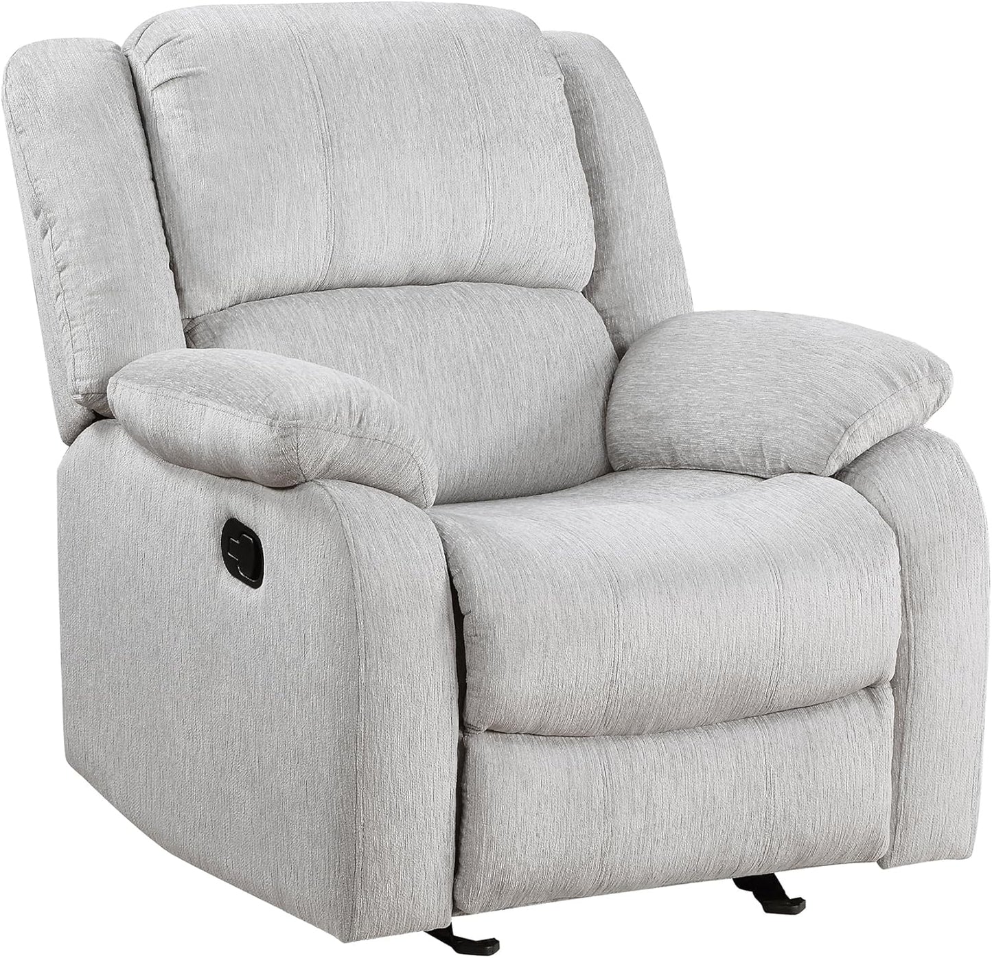 Lexicon 194840244721 Glider Recliner Living Room Chair Grey