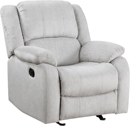 Lexicon 194840244721 Glider Recliner Living Room Chair Grey