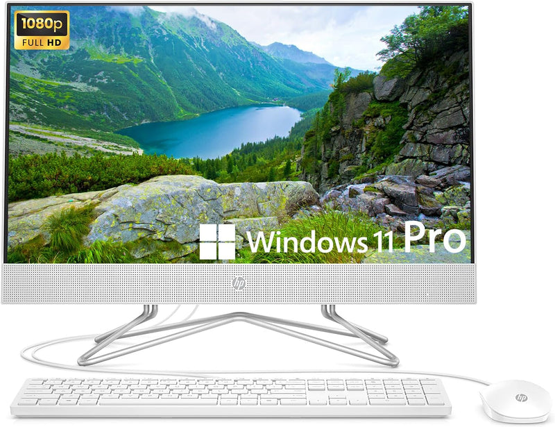 HP 22 All-in-One Desktop - Celeron, 16GB RAM, 256GB SSD — main product image