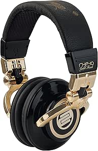 Reloop AMS-RHP-10-GOLD Professional DJ Headphones Gold — main product image