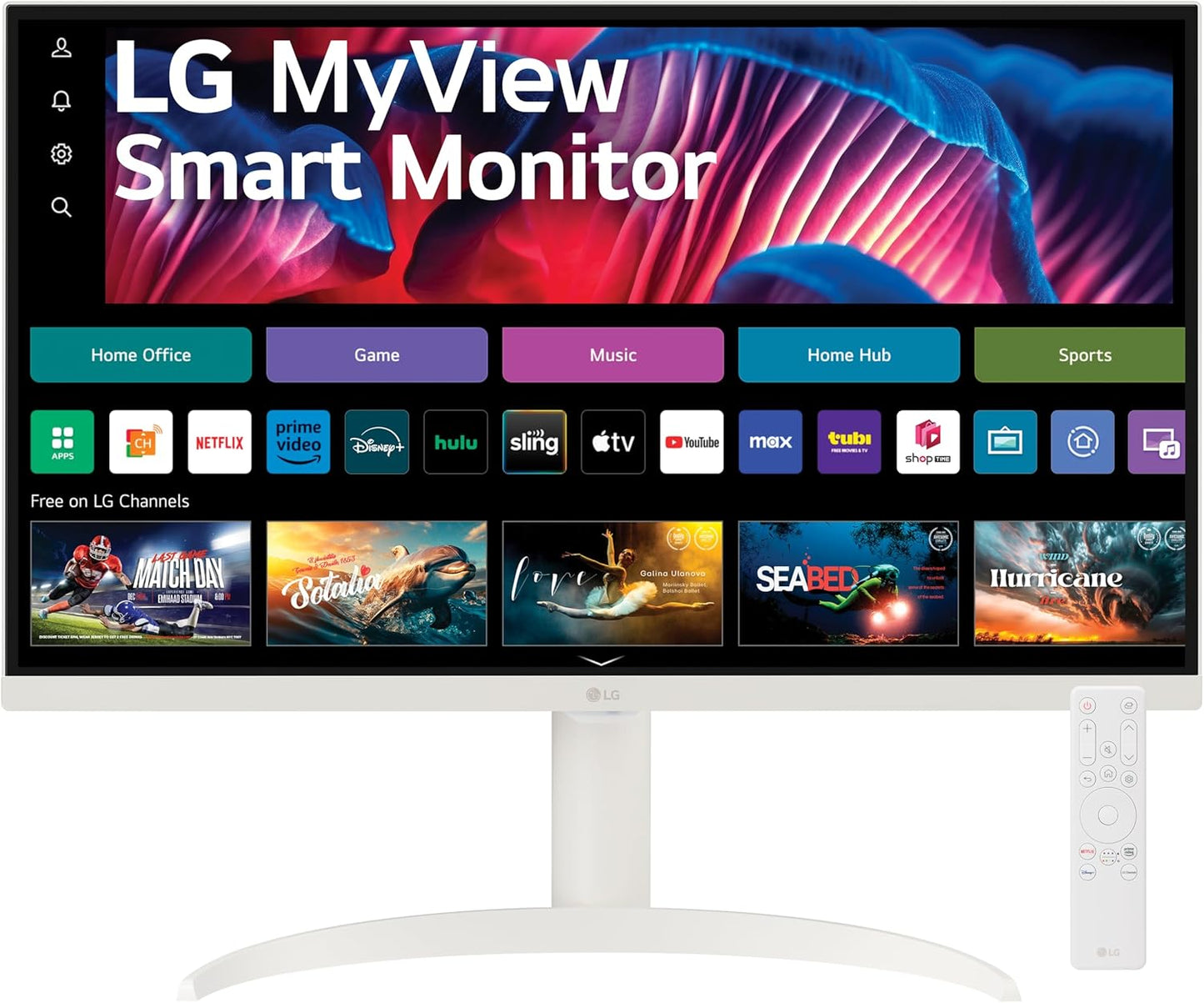LG 27SR75U-W.AUS 27" 4K UHD Smart Monitor