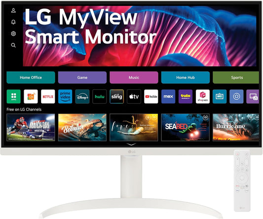 LG 27SR75U-W.AUS 27" 4K UHD Smart Monitor