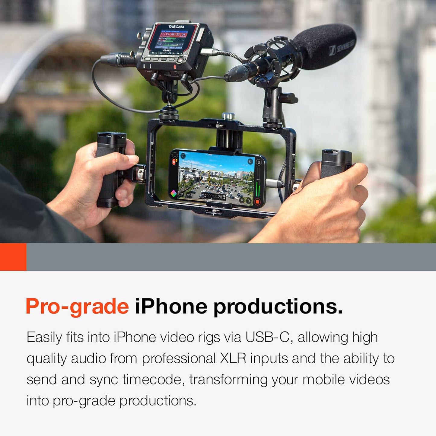 Tascam FR-AV2 Compact 32-bit Float Field Recorder