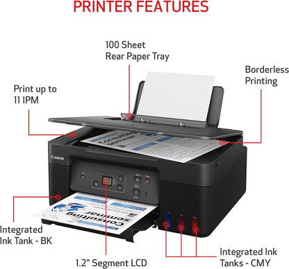 Canon 5804C002 PIXMA G2270 MegaTank All-in-One Printer