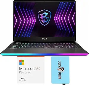 MSI 12UHS-074-4537-230703 Raider GE77HX Gaming Laptop: i7-12800HX, RTX 3080 Ti, 8TB SSD