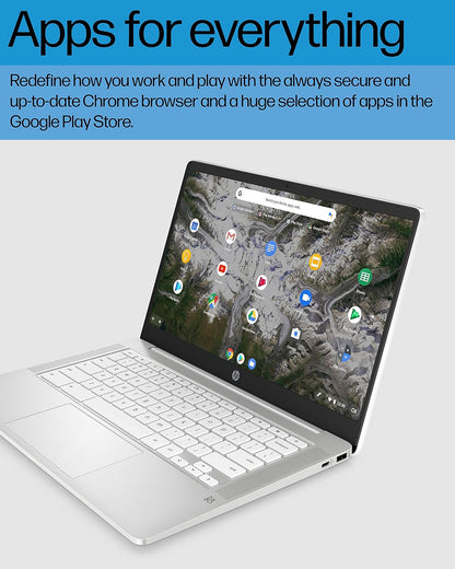 HP 60F97UA#ABA 14" Chromebook, Celeron N4120, 64GB SSD