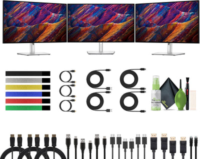 Dell U2723QE UltraSharp 27" 4K HDR IPS Monitor Bundle