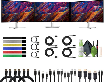 Dell U2723QE UltraSharp 27" 4K HDR IPS Monitor Bundle