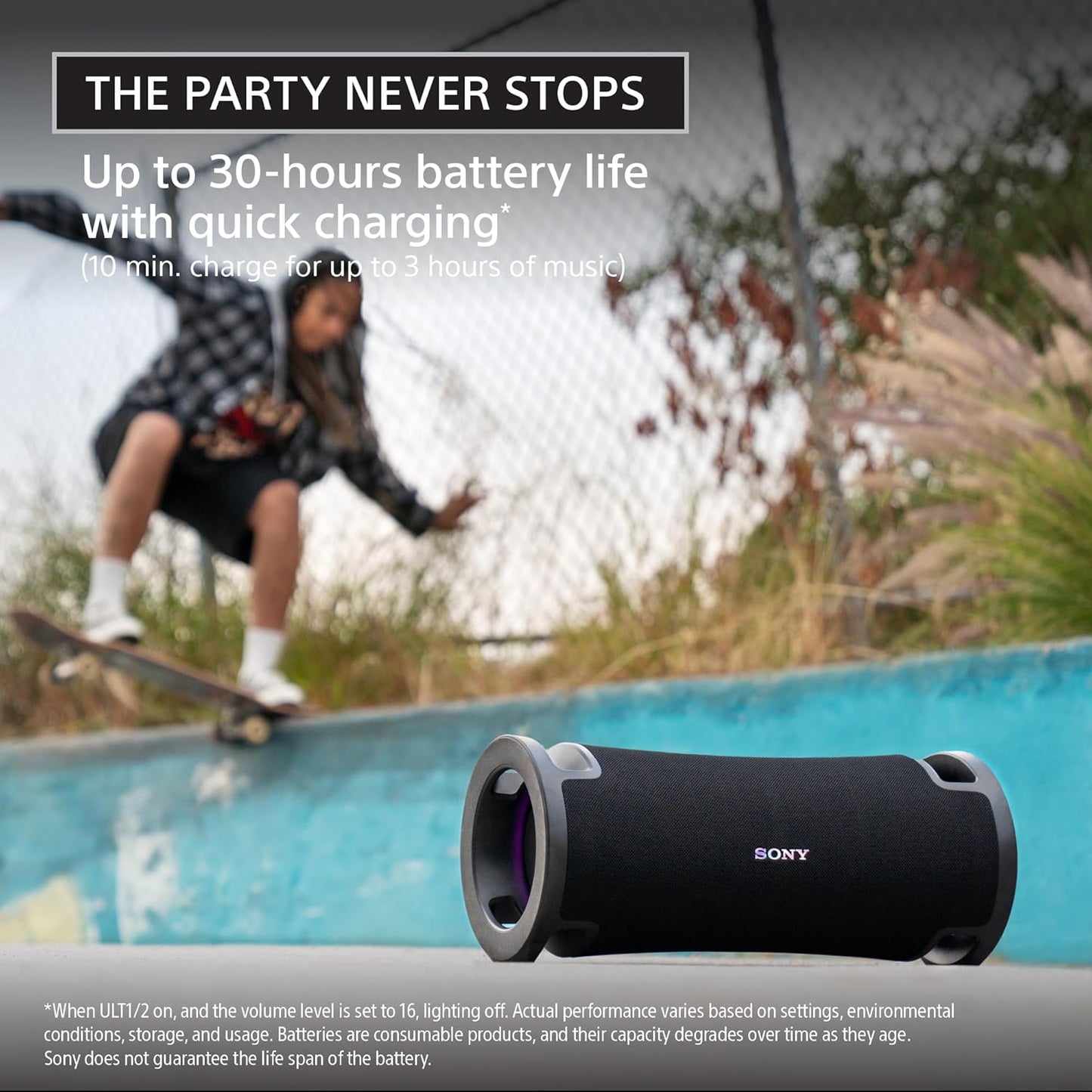 Sony SRSULT70.UC7 ULT Field 7 Wireless Karaoke Speaker