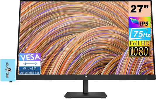 HP 27" FHD IPS Monitor with Docztorm Dock