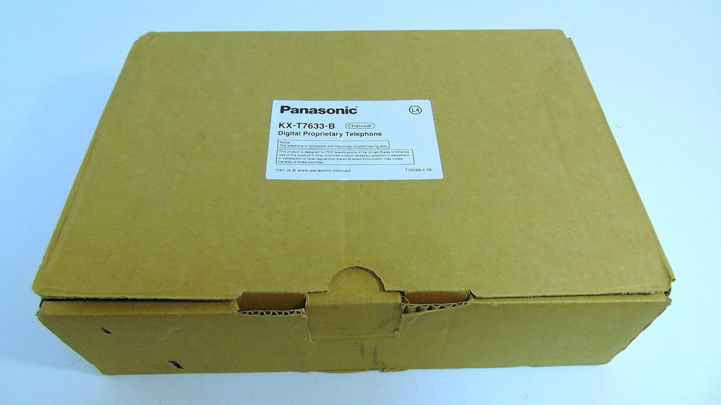 Panasonic KX-T7633-B Digital 3-Line LCD Proprietary Phone