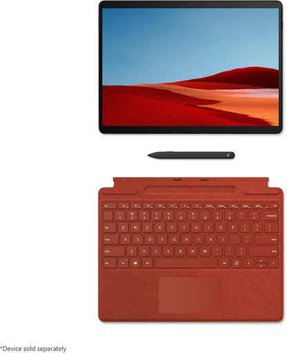 Microsoft 25O-00021 Surface Pro X Keyboard Poppy Red