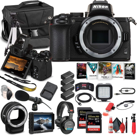 Nikon Z 50 Mirrorless Camera Bundle - Renewed