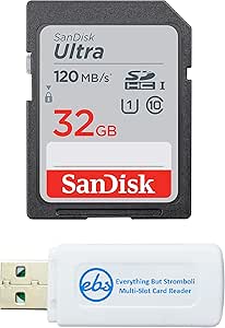 SanDisk SDSDUNC-032G 32GB SD Ultra Memory Card Bundle