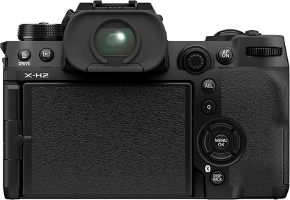 Fujifilm 16757045 X-H2 Black Mirrorless Camera Body