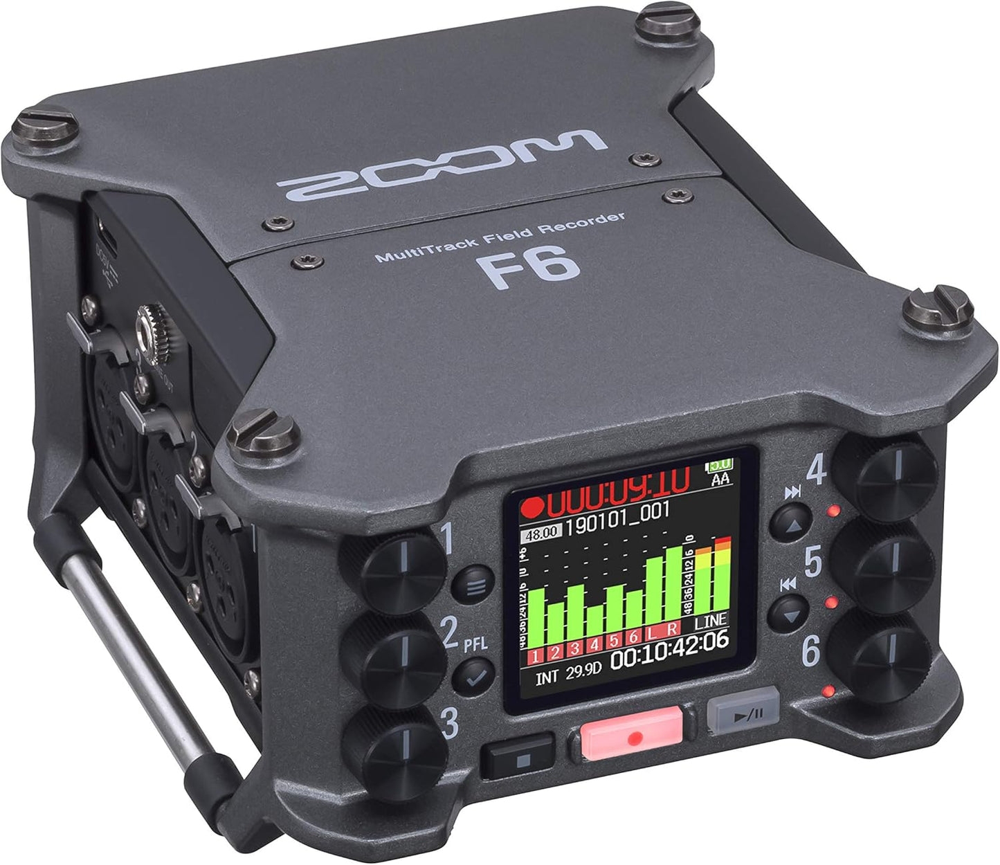Zoom F6 Multitrack Field Recorder - 6-Input/14-Track