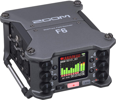Zoom F6 Multitrack Field Recorder - 6-Input/14-Track