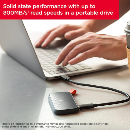 SanDisk SDSSDE30-1T00-G26 1TB Portable SSD USB-C