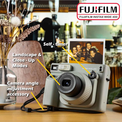 Fujifilm Instax Wide 400 Instant Camera Bundle